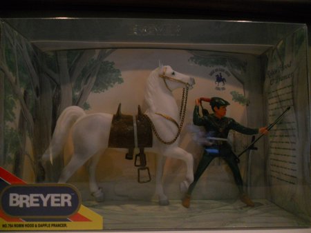 Robin Hood and dapple Prancer